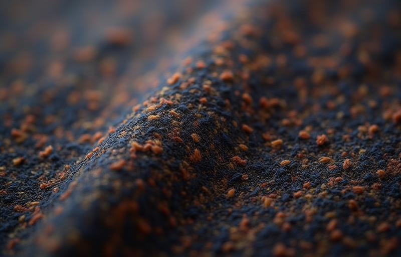 Detailed view of a high-quality bespoke suit fabric, showing texture and weave